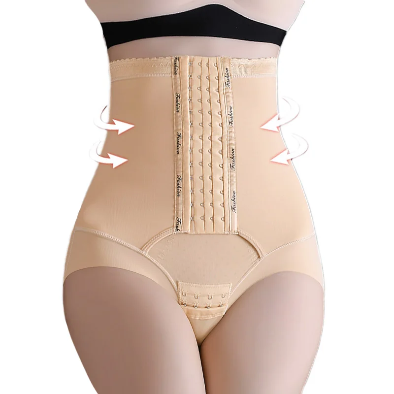 Dimmkof Hohe Taille Haken Steuer Höschen Nahtlose Haken Schritt Baumwolle Schritt Shapewear Plus Größe Shaper Höschen Postpartale Höschen Image