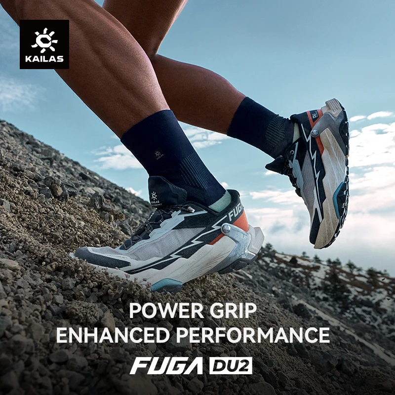 KAILAS FUGA DU2 Trail Running Schuhe männer Sanddicht Leistungsstarke Grip Anti-slip Outdoor Atmungsaktive Turnschuhe Sportschuhe KS2513107