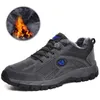 Lager Größe 49 Winter Outdoor Männer Leder Casual Schuhe Frauen Warme Pelz Turnschuhe Schnüren Erwachsene Schuhe Plüsch Frühling Sommer Walking