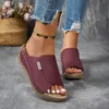 Plus Größe Schuhe für Frauen 36-43 Sommer Mode Plattform Keile Hausschuhe Nicht-slip Sandalen Zapatos De Mujer Frauen sandalen