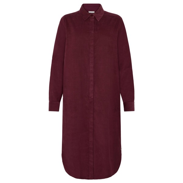 KnowledgeCotton Apparel - Women's Corduroy Mid Len. 26 Wales - Kleid Gr XS rot
