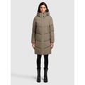 khujo Pufferjacke "GRAYA" Gr. XL in grün | Obermaterial: 70% Baumwolle