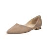 Pumps HÖGL "Högl Pumps Leder", Damen, Gr. 39, grau (taupe), Leder, elegant, Schuhe
