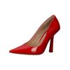 High-Heel-Pumps STEVE MADDEN "STEVE MADDEN Pumps Lederimitat", Damen, Gr. 37, rot lack, Lederimitat, casual, Schuhe