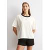 Pyjama MARC O'POLO, Damen, Gr. XL, weiß, Obermaterial: 100% Baumwolle, Langarm, Homewear-Sets