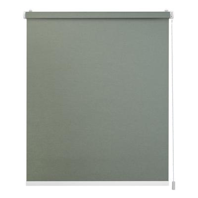 Rollo LICHTBLICK ORIGINAL "Klemmfix, ohne Bohren" Gr. 4, grün (grün, weiß, weiß), B:75cm H:190cm, Polyester, Rollos, Steuerbar mit Bluetooth-App, integrierter Elektromotor und Akku Image