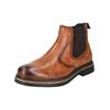 Stiefelette BUGATTI "bugatti Stiefelette Leder/Textil", Herren, Gr. 44, braun (cognac), Leder, Textil, casual, Schuhe