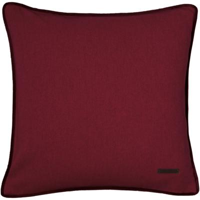 Dekokissen ESPRIT "Harp" Gr. 1, rot (rot, dunkelrot, blutrot, unifarben), B:38cm L:38cm, Polyester, Dekokissen_Sitzkissen_Kissenhüllen Image