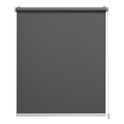 Rollo LICHTBLICK ORIGINAL "Klemmfix, ohne Bohren" Gr. 7, grau (grau, weiß, weiß), B:75cm H:190cm, Polyester, Rollos, Steuerbar mit Bluetooth-App, integrierter Elektromotor und Akku Image