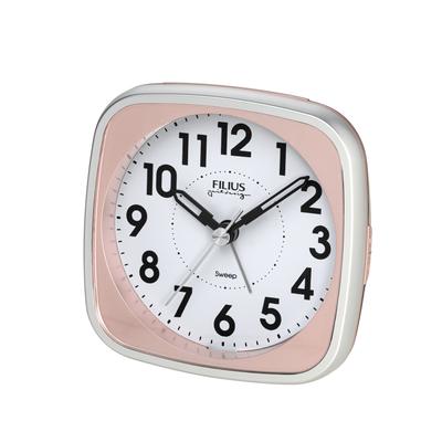 Quarzwecker FILIUS ZEITDESIGN, silber (silberfarben), Wecker, Schlafzimmer, Wecker Beleuchtung,schleichende Sekunde,Snooze,Piepalarm Image