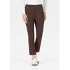 3/4-Hose STEHMANN "Igor", Damen, Gr. 38, N-Gr, braun (toffee), Web, Obermaterial: 72% Viskose, 25% Polyamid, 3% Elasthan, casual, figurbetont 3/4-Länge, Hosen, in Größen 32 bis 52, aus Viskose mit Stretch