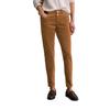 5-Pocket-Hose MARC O'POLO "aus Organic-Cotton-Modal-Stretch", Damen, Gr. 28, Länge 32, braun (warm braun), Obermaterial: 82% Baumwolle, 17% Modal, 1% Elasthan, unifarben, casual, lässig geschnitten knöchelfrei, Hosen