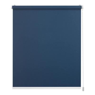 Rollo LICHTBLICK ORIGINAL "Klemmfix, ohne Bohren" Gr. 7, blau (blau, weiß, weiß), B:90cm H:190cm, Polyester, Rollos, Steuerbar mit Bluetooth-App, integrierter Elektromotor und Akku Image