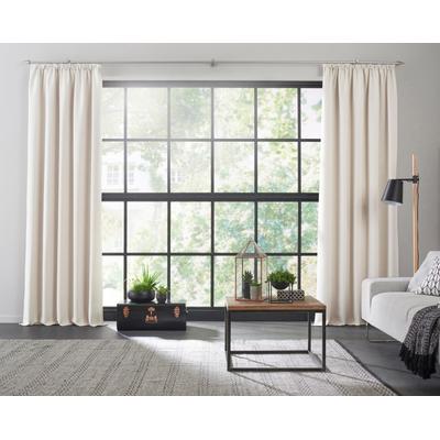 Vorhang WIRTH "Dim out", beige, B:142cm H:215cm, Polyester, Gardinen, nach Maß Image
