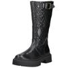 Stiefel STEVE MADDEN "STEVE MADDEN Stiefel Leder", Damen, Gr. 40, schwarz, Leder, casual, Schuhe