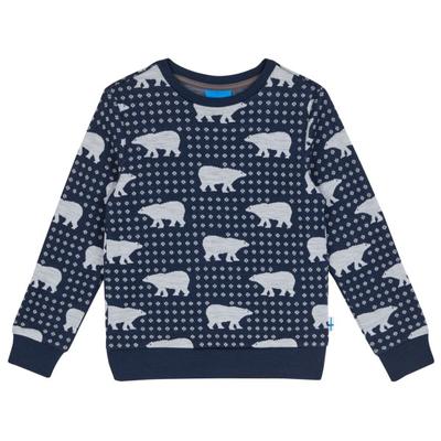 Finkid - Kid's Uniikki Nordik - Wollpullover Gr 130/140 blau Image