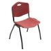 Regency M Lightweight Stackable Sturdy Breakroom Chair Plastic/Acrylic/Metal | 29 H x 18 W x 16 D in | Wayfair 4700BY