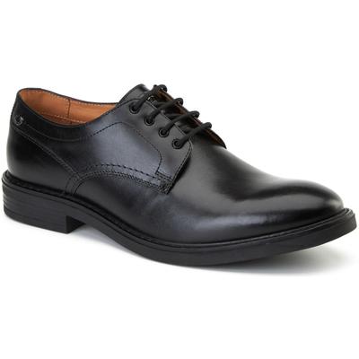 Base London Durham Leder Herren Schnürschuhe Schwarz Image