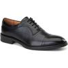 Base London Revers-Leder Herren Schwarz Oxford Schuhe