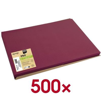 PROnappe Platzsets 500 Stück bordeaux, 40x30 cm Image