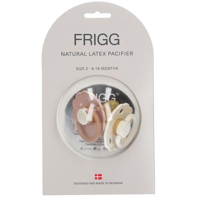Frigg Fopspeen Daisy Biscuit -Cream 6-18 Maanden 2 St Schnuller Image