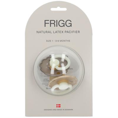 Frigg Fopspeen Daisy Night Porto - Croissant 0-6 Maanden 2 St Schnuller Image