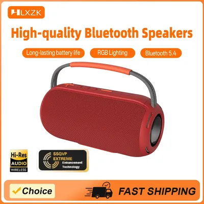 WLS-041 Tragbarer Bluetooth-Lautsprecher, wasserdichte Außenlautsprecher, lange Akkulaufzeit, kabellose Konnektivität, Beleuchtungsmodus, Subwoofer Image