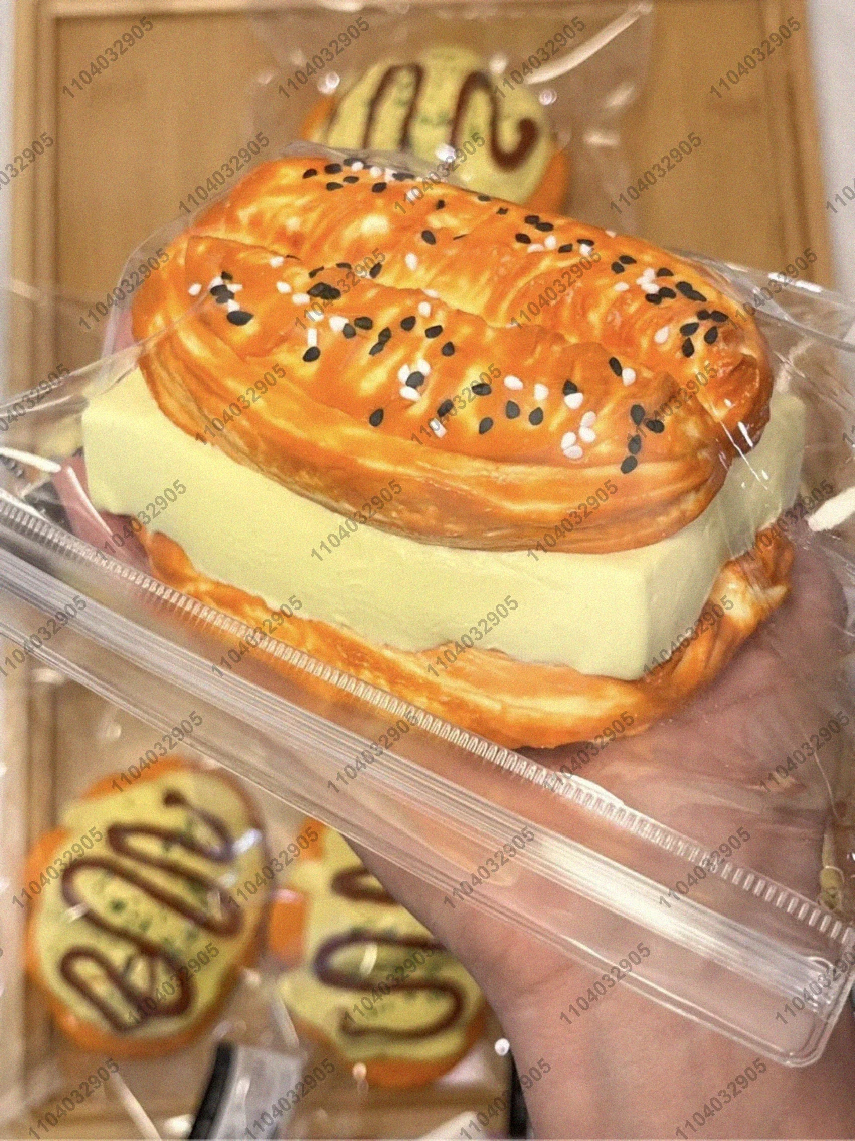 0,35 kg gebratener Butter-Teigstab Taba Squishy Squeeze Toy Cheese Fried Dough Stick Mochi Toy Hand Relax Stress Release Toy Gift Image