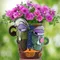European Ceramic Face Vase Abstract Colorful Hydroponic Flower Arrangement Desktop Human Head Potted Garden Garden Set Ornaments