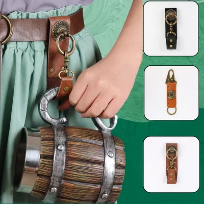 Damen Renaissance Rock Wanderzubehör für Cosplay Kostüme Ren Faire Outfit Verstellbare Periode Präzises Zubehör Image