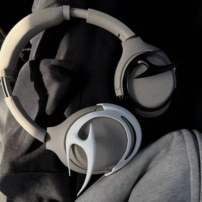 Sony WH-1000XM4/XM5 Schutzhülle, individuelle Kopfhörer-Dekoration, Silber, Weiß, Schwarz, Sony-Zubehör, Headset-Abdeckung, ästhetisches Y2k-Geschenk Image