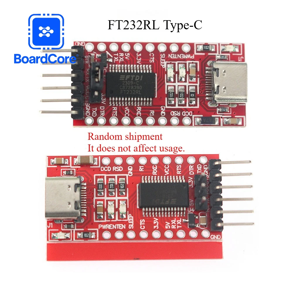 FT232RL USB zu TTL Serial Port Modul 3,3 V 5 V FT232 TYPE-C Mini FT232RL Modul USB ZU TTL 232 für Arduino Image