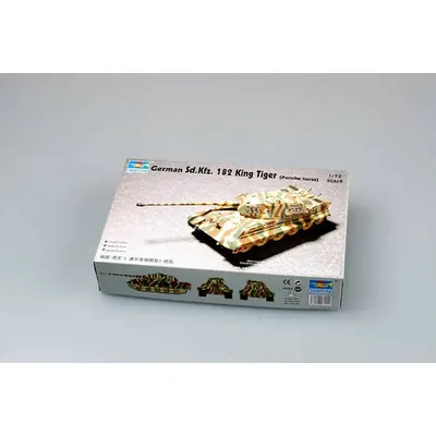 Trumpeter 07202 1/72 Deutsch Sd.Kfz.182 König Tiger Tank Revolver Modell Kit TH05336-SMT2 Image