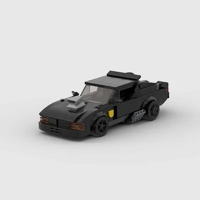 Rage V8 Interceptor Speed Champions Technische Rennfahrer Autos Stadt Sport Fahrzeug Bausteine Kreative Garage Kind Spielzeug Geschenk Image