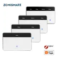 1 2 3 4 Gang Zigbee Smart Nome fai da te Interruttore Schermo di visualizzazione orizzontale Zemismart Interruttore della luce da parete Funziona con l'APP Tuya Smart Life