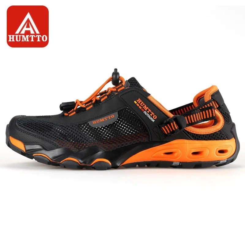 HUMTTO Herren Upstream Schuhe Outdoor Trekking Waten Aqua Schuhe Atmungsaktives Mesh Schnell trocknend Wasserdicht Turnschuhe Große Größe Wandern