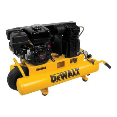 DeWalt 8 Gallon Cast Iron Gas-Powered Portable Horizontal Twin-Tank Wheelbarrow Air Compressor DXCMTB5590856 - 5.5 hp