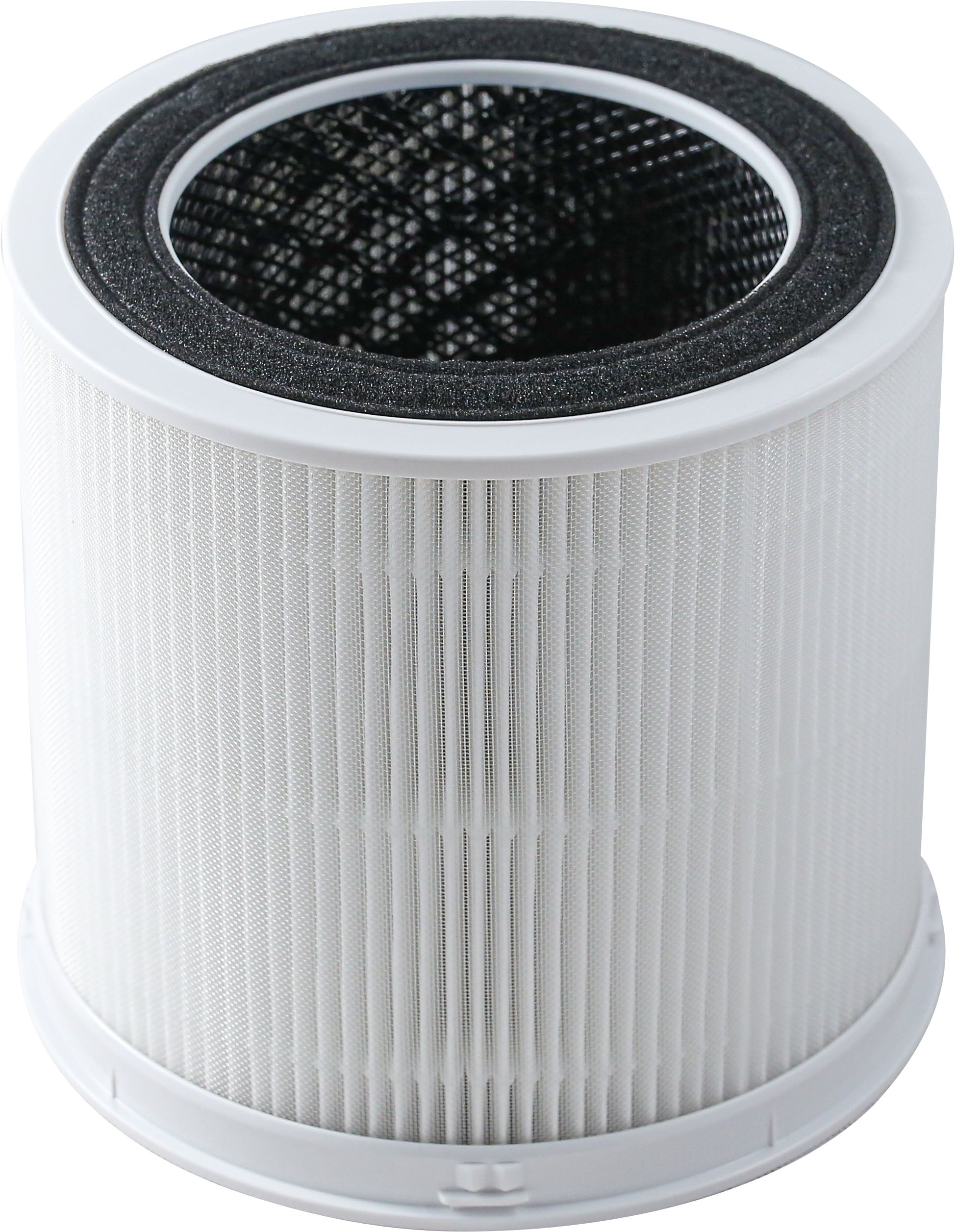 HEPA-Filter HANSEATIC "Ersatzfilter für Hanseatic Luftreiniger »KJ150«", schwarz-weiß (weiß, schwarz), B:16cm H:16cm T:15cm, Kunststoff, Filterkartuschen Image