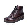 Sneaker RIEKER "Rieker Sneaker Lederimitat", Damen, Gr. 41, rot (bordeaux), Lederimitat, casual, Schuhe
