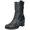 Stiefel GABOR COMFORT "Gabor Comfort Stiefel Leder", Damen, Gr. 38, schwarz, Leder, casual, Schuhe