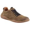 Barfußschuh JOSEF SEIBEL "Wallace 04", Herren, Gr. 42, grün (oliv), Leder, used, casual, Schuhe, Barfußschuh, Komfortschuh in Weite G, Topseller