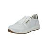 Sneaker ARA "Ara Sneaker Leder", Damen, Gr. 39, weiß (weiß, gold), Leder, casual, Schuhe