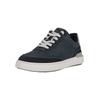 Sneaker CLARKS "Courtlite", Herren, Gr. 44, blau, Kunstfaser, casual, Schuhe, mit federndem Fußbett