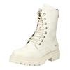 Schnürstiefelette MUSTANG SHOES "Mustang Shoes Stiefelette Lederimitat", Damen, Gr. 40, grau (ice), Lederimitat, casual, Schuhe