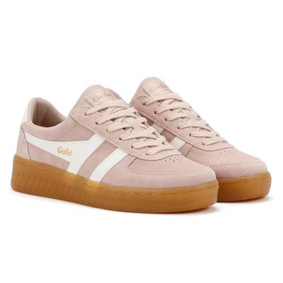 Gola Grandslam Damen Turnschuhe Aus Wildleder In Pink Image