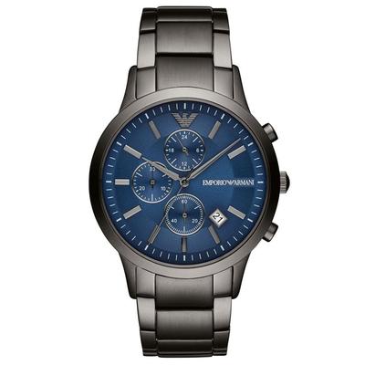 Elegante Herrenuhr der Marke Armani. Die Uhr hat ein Armband, das auch kleiner gemacht werden kann, das Gehäuse hat einen Durchmesser von 43 mm und das Uhrwerk ist Quarz. Marke: ArmaniModellname: AR11215 (43mm)Kategorie: HerrenuhrMaterialien:... Image