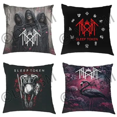 Even in Arcadia _ Sleep Token Print Kissenbezug Hip Hop Kissenbezüge Home Decor für Wohnzimmer Sofa Schlafzimmer Kissenbezug Image
