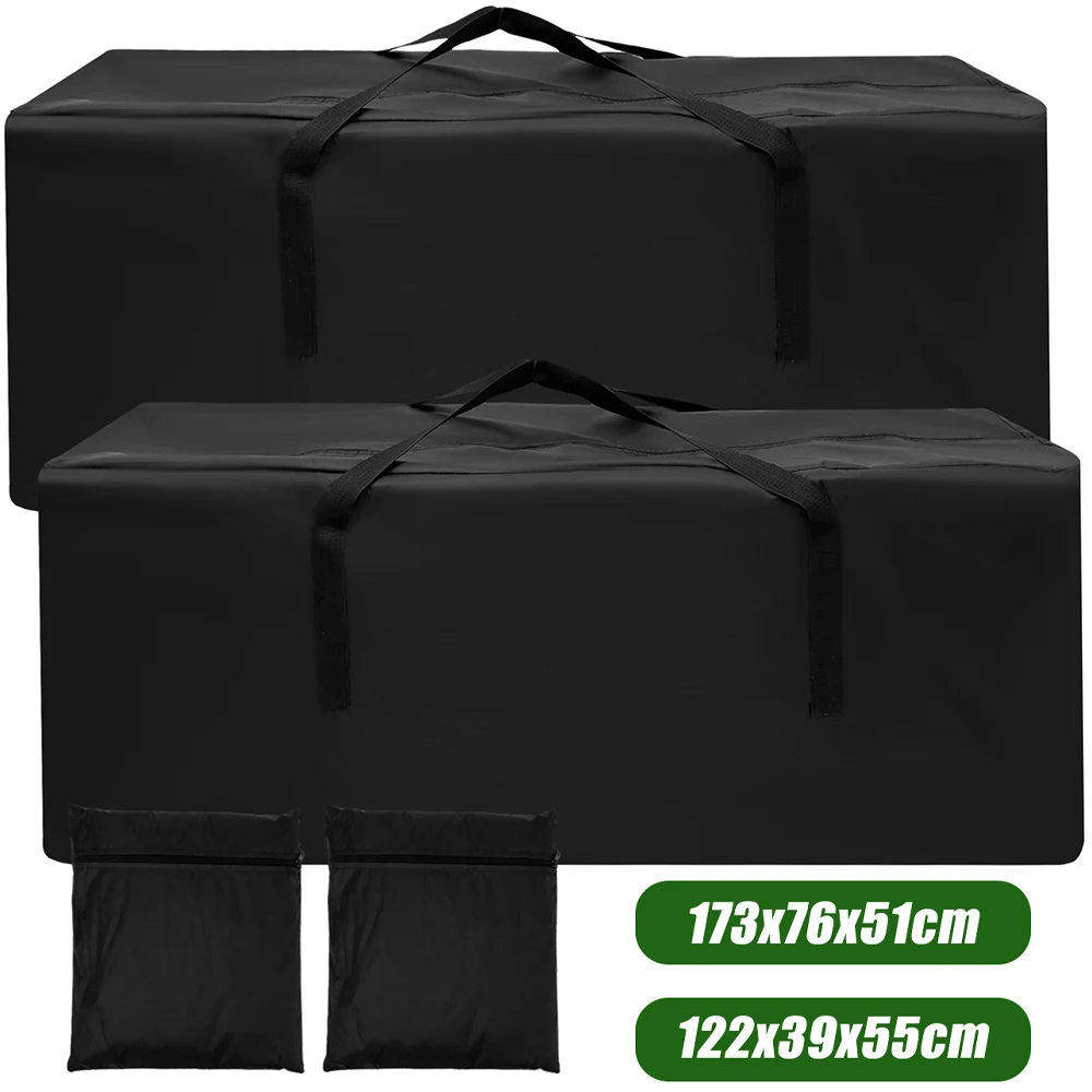 2Pcs Möbel Kissen Lagerung Tasche Große Kapazität Möbel Schutzhülle Tasche Wasserdicht Staubdicht Garten Weihnachten Baum Organizer