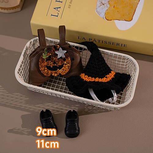 Puppen-Halloween-Kleidung, Puppenkleidungsset, süßes Kostüm, Ankleide-Outfits, Zubehör für 6,69 Zoll große Puppen (keine Puppe)