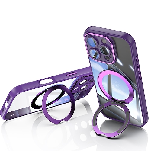 Handy Hülle Handyhüllen Für iPhone 17 Pro Max 17 Air 16 15 14 Pro Max 13 Pro Max Rückseite Magnetisch Ständer Stoßfest Rüstung TPU Image